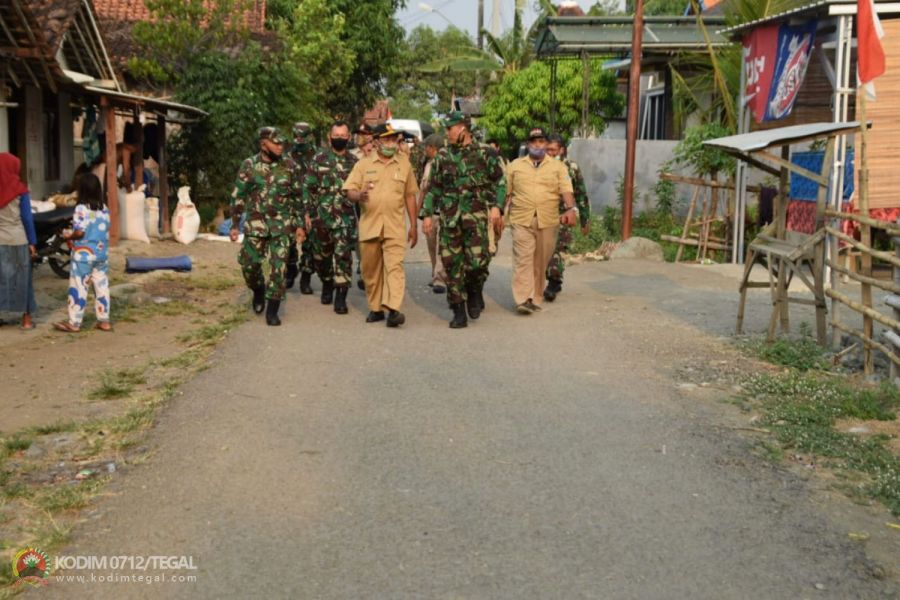 ASNIS Pusterad Tinjau & Evaluasi Pelaksanaan TMMD Reg 105 TA 2019 Kodim 0712/Tegal