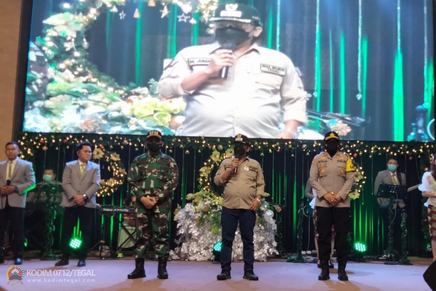 Jelang Malam Pergantian Tahun, Dandim 0712/Tegal Monitoring Bersama Wawalkot dan Kapolresta Tegal