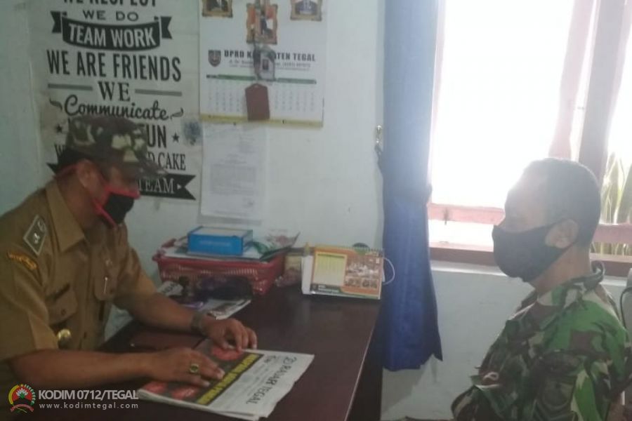 Komsos Merupakan Sarana Silaturahmi Bagi Babinsa Koramil 09/Tarub