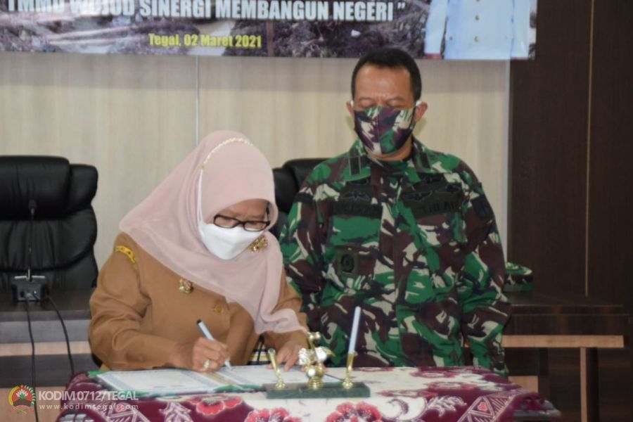 TMMD Sengkuyung Kodim 0712/Tegal di Kabupaten Tegal Resmi Digelar