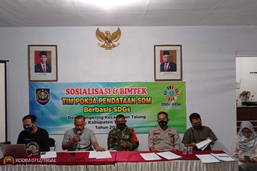 Babinsa Cangkring Melaksanakan Pendampingan Sosialisasi Pendataan & Bimbingan Tekhnis Kuisoner SDGs