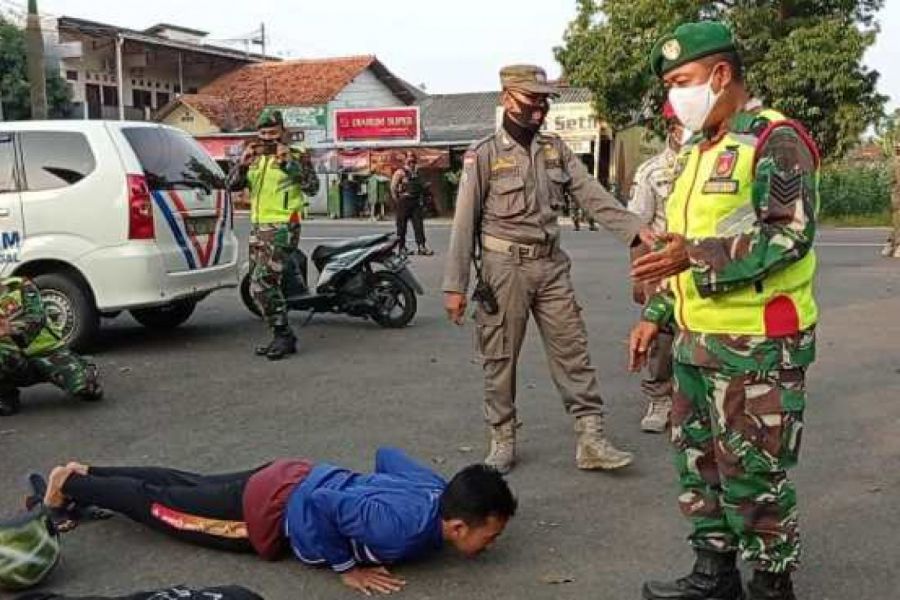 Awas Penindakan Tidak Makai Masker Oleh Satgas Covid 19 Kabupaten Tegal