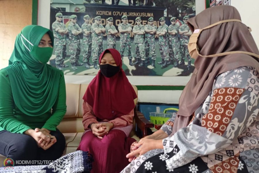 Anjangsana Merupakan Wujud Kepedulian Persit Terhadap Sesama