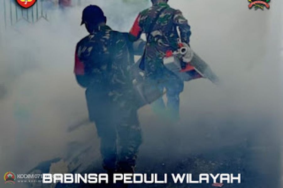 Gercep Fogging, Babinsa Koramil 05/Suradadi Kodim 0712/Tegal Antisipasi DBD