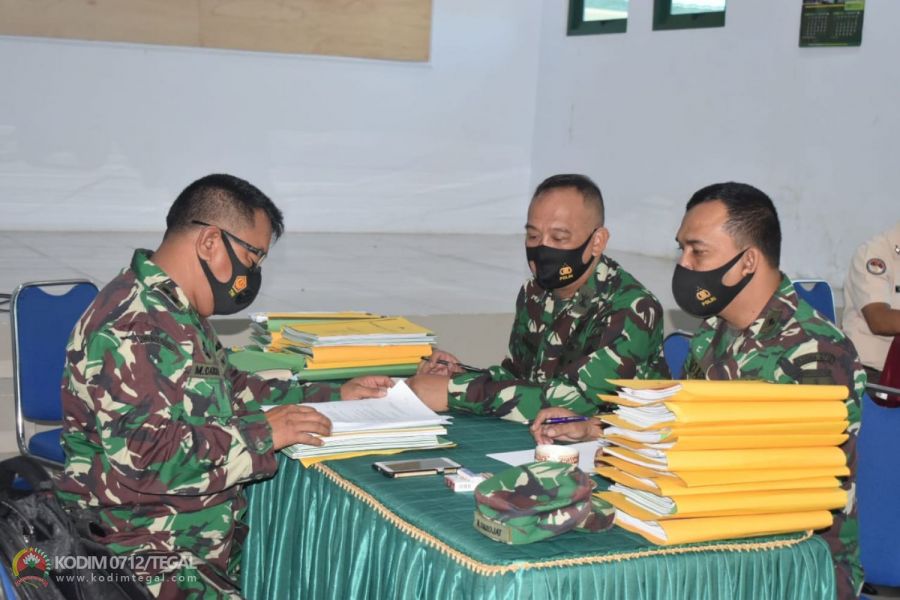 Tim Wasrik Itdam IV/Diponegoro Sambangi Kodim 0712/Tegal