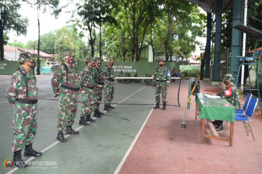 Tingkatkan Kemampuan Prajurit, Kodim Tegal Gelar UTP
