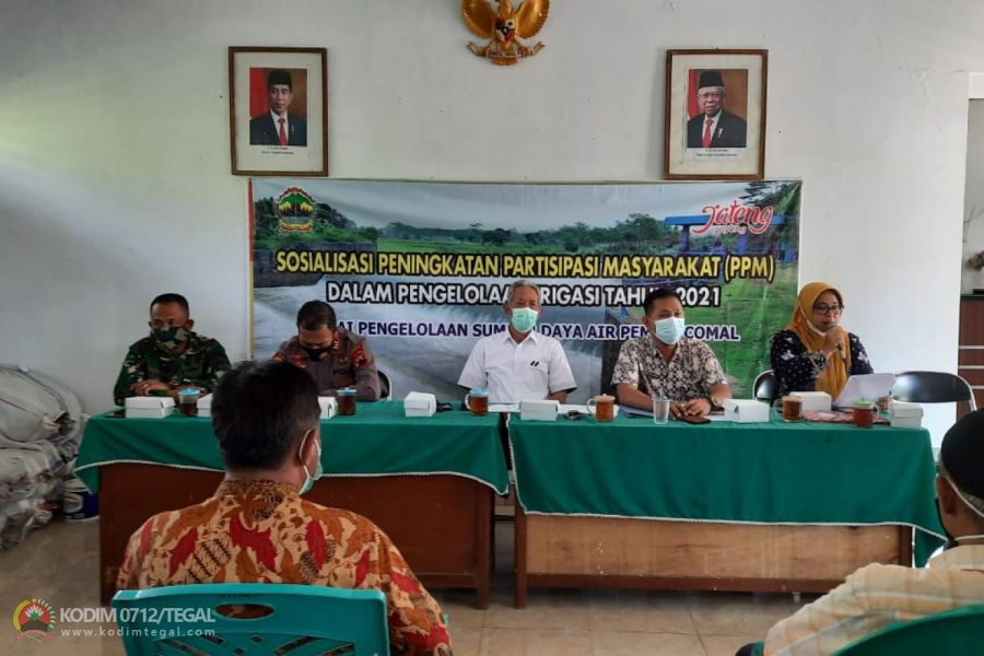 Koramil 08/Talang Kodim 0712/Tegal Dukung Pemanfaatan PSDA
