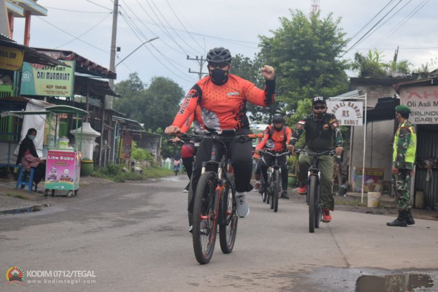 Jumat Sehat, Kodim Tegal Gelar Goes Bersama