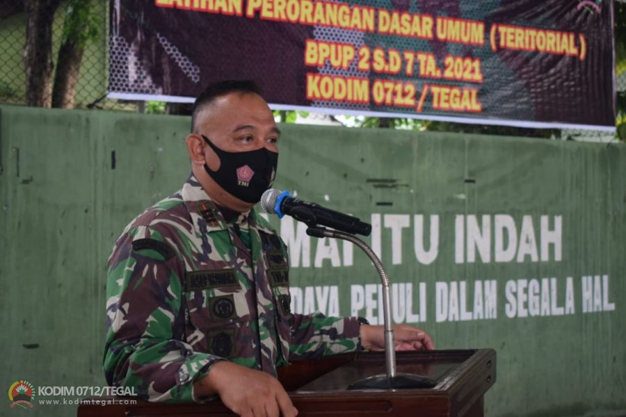 Kodim Tegal Gelar Latihan Perorangan Dasar Teritorial Guna Meningkatkan Kwalitas Dan Kemampuan