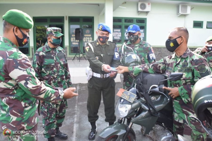 Operasi Waspada Wira Keris, Subdenpom Tegal laksanakan Pemeriksaan Kendaraan Dinas Maupun Pribadi