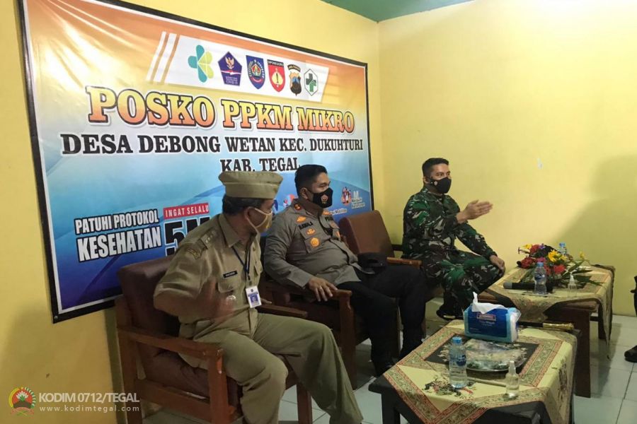 Apresiasi Dandim 0712/Tegal Pada Babinsa, Desa Debong Wetan Kawasan Hijau