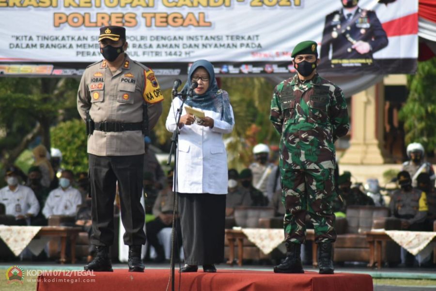 Personel Kodim 0712/Tegal diterjunkan Untuk Membantu Polri Dalam Rangka Operasi Kemanusiaan