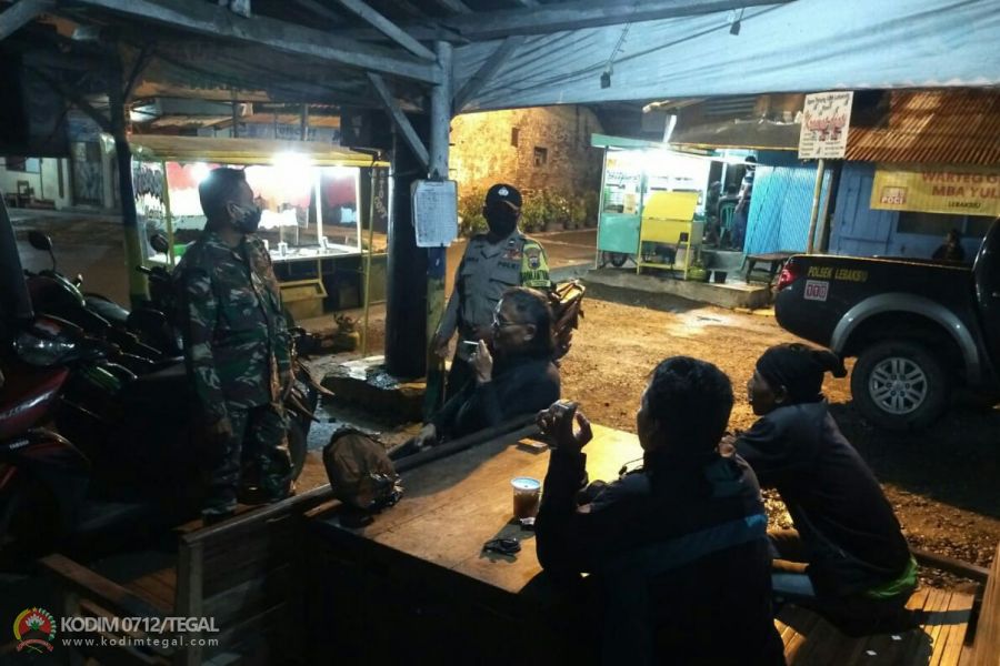 Koramil Lebaksiu Kembali Lakukan Operasi Penertiban Masker