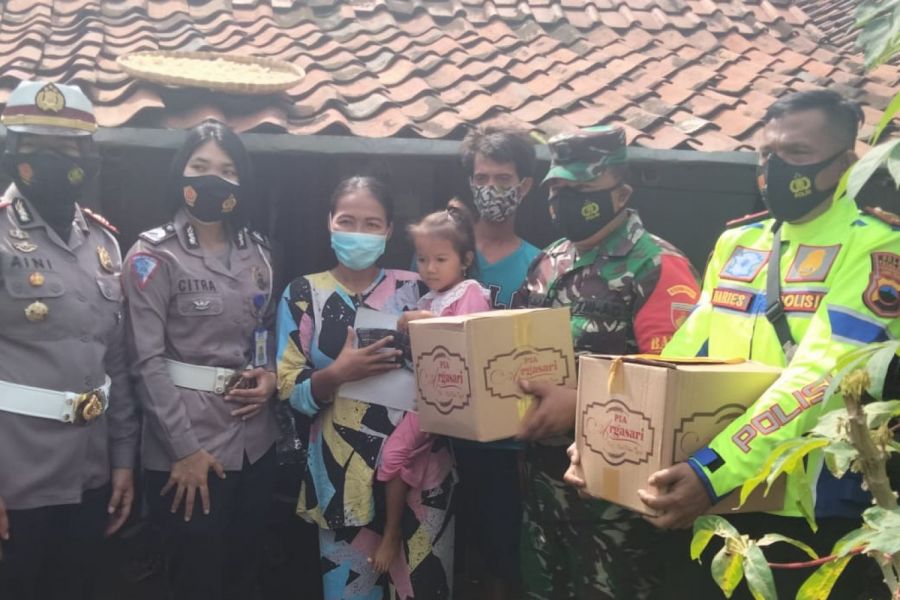 Kampung Terpencil Tersentuh Kodim 0712/Tegal Dalam Sinergi Polres Tegal Kota