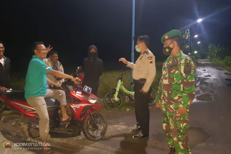 Operasi Yustisi Kodim 0712/Tegal Kedepankan Kemanusiaan