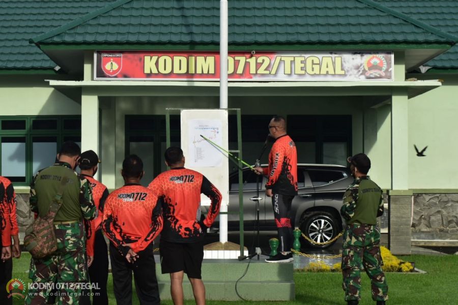 Kebugaran Jasmani Prajurit Kodim 0712/Tegal Kunci Keberhasilan Satuan