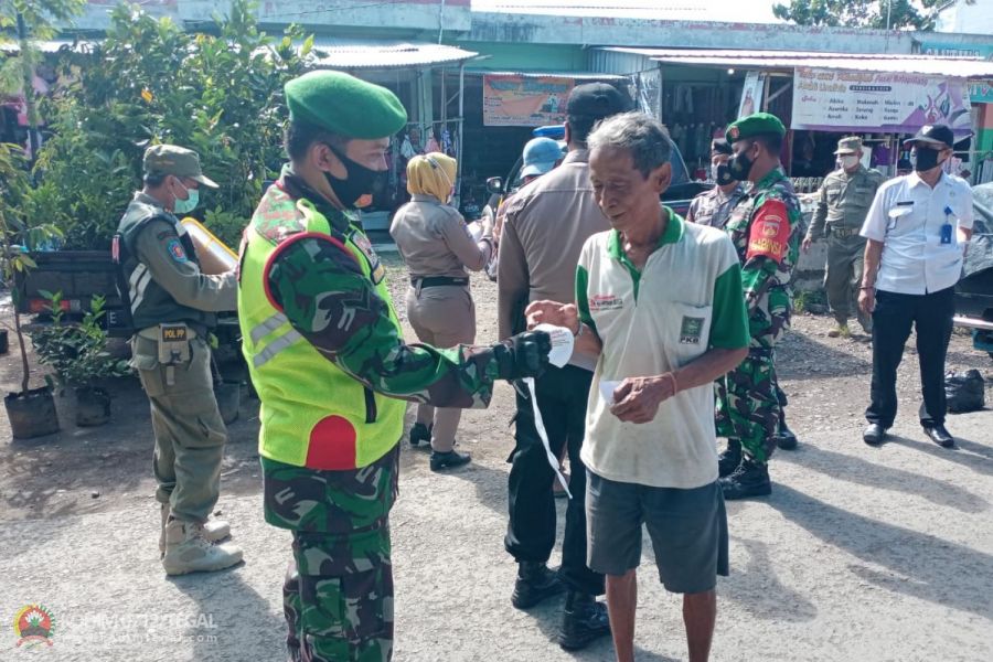 Satgas Covid 19 Kecamatan Balapulang Gelar Operasi Yustisi