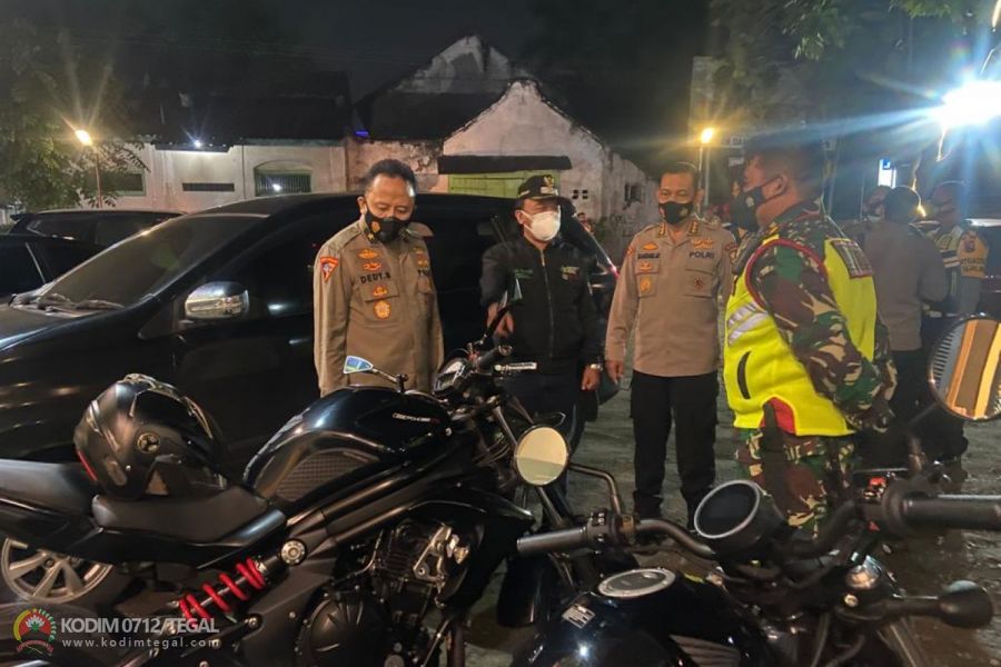 Dandim Tegal Sambut Tim Pamatwil Mabes Polri Ke Kota Tegal Untuk Memotivasi Peningkatan Sinergitas