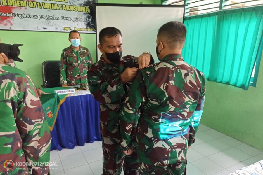 Kasiter Korem 071/Wijayakusuma Pimpin Pelaksanaan Pembukaan Pendayagunaan Kegiatan Koramil Model