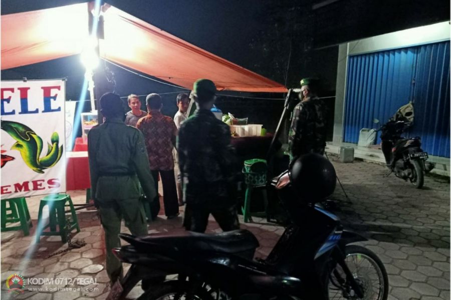 Tiga Pilar di Wilayah Kota Tegal, Sosialisasi dan Tegakkan Aturan PPKM Darurat Covid-19