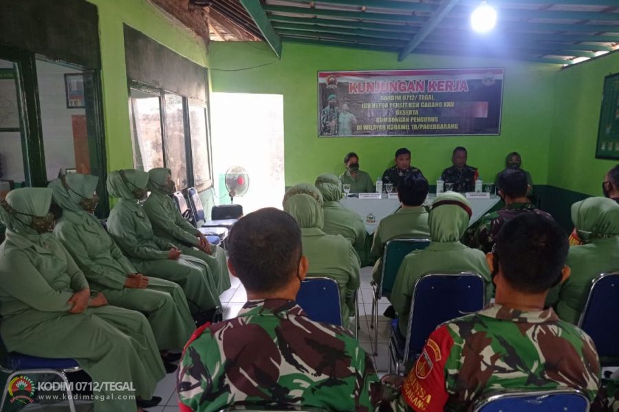 Koramil 18/Pagerbarang Terima Kunjungan Kerja Dandim Tegal