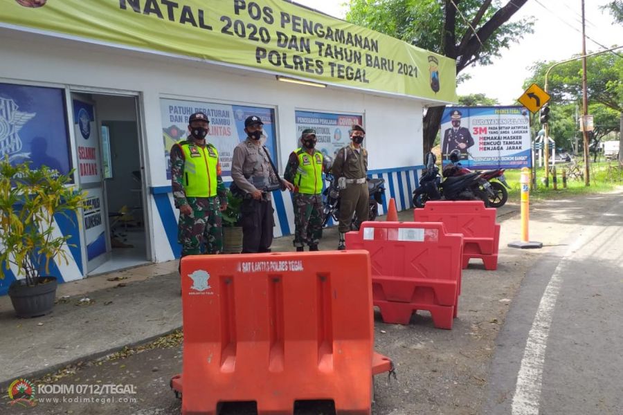 Peran Aktif TNI Bantu Pospam Liburan Nataru