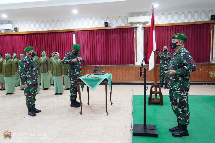 Danrem 071/Wijayakusuma Pimpin Serah Terima Jabatan Dandim 0712/Tegal