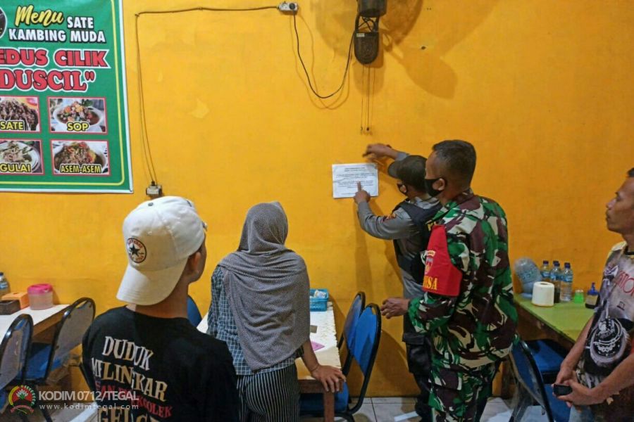 Satgas Covid-19 Wilayah Dukuhturi, Patroli Malam Hari Guna Menindaklajuti Pemberlakuan Jam Malam