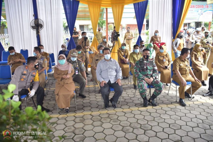 Vaksinasi Termin Pertama Kabupaten Tegal Dimulai