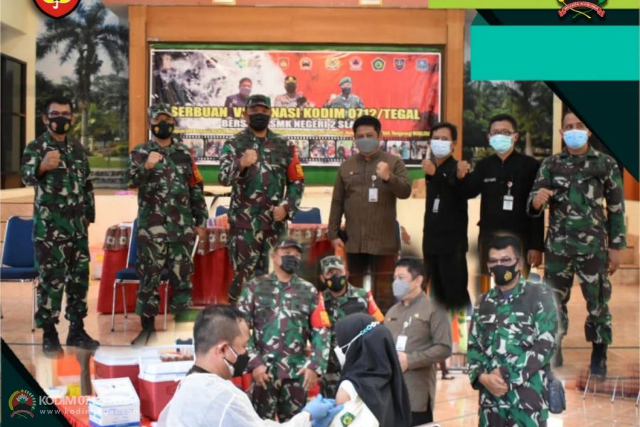 SERBUAN VAKSINASI KODIM 0712/TEGAL