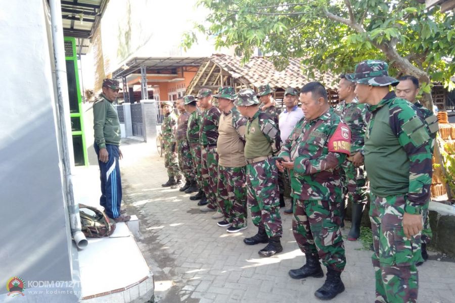 Atasi Kesulitan  Warga Kaliwadas Kodim 0712/Tegal Kerjakan  Program RTLH