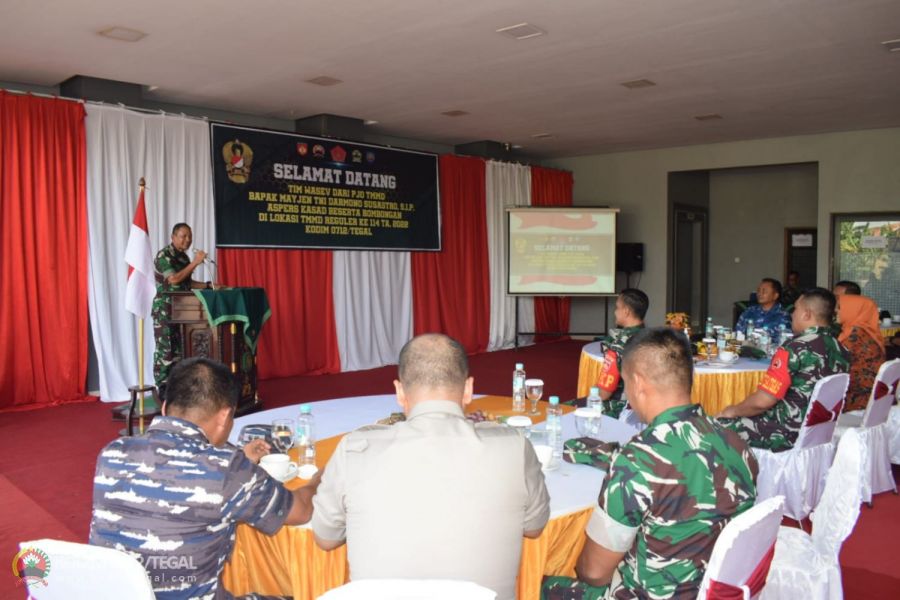 Kunjungi Desa Kedungkelor, Aspers KASAD Apresiasi TMMD ke-114 Kodim 0712 Tegal