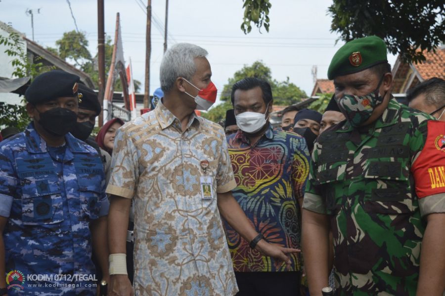 TMMD di Desa Kedungkelor, Dandim 0712/Tegal Apresiasi Kunjungan Gubernur Jawa Tengah