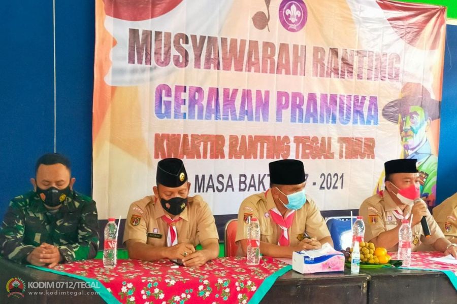 Batuud Koramil 02 Tegal, Apresiasi Gelaran Musyawarah Ranting Gerakan Pramuka Kwartir Ranting Tegal
