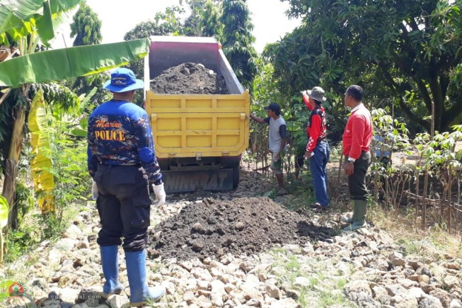 Droping Material Terus Dilakukan ke Sasaran Fisik TMMD Kodim Tegal