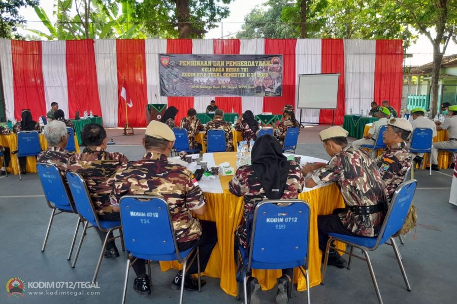 Kiat Sukses Kodim 0712 Tegal Gelar Pembinaan dan Pemberdayaan Keluarga Besar TNI