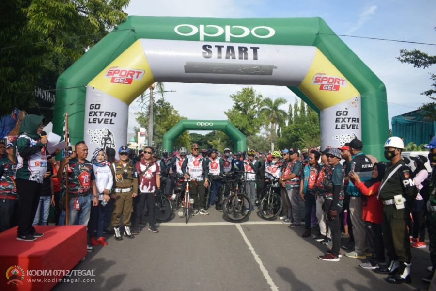 Kiat Sukses HUT TNI Ke 77, di Meriahkan Ribuan Fun Bike Mania