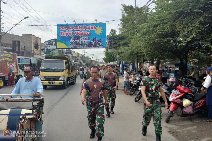 Jaga Kebugaran, Kodim 0712 Tegal Gelar Jalan Sehat