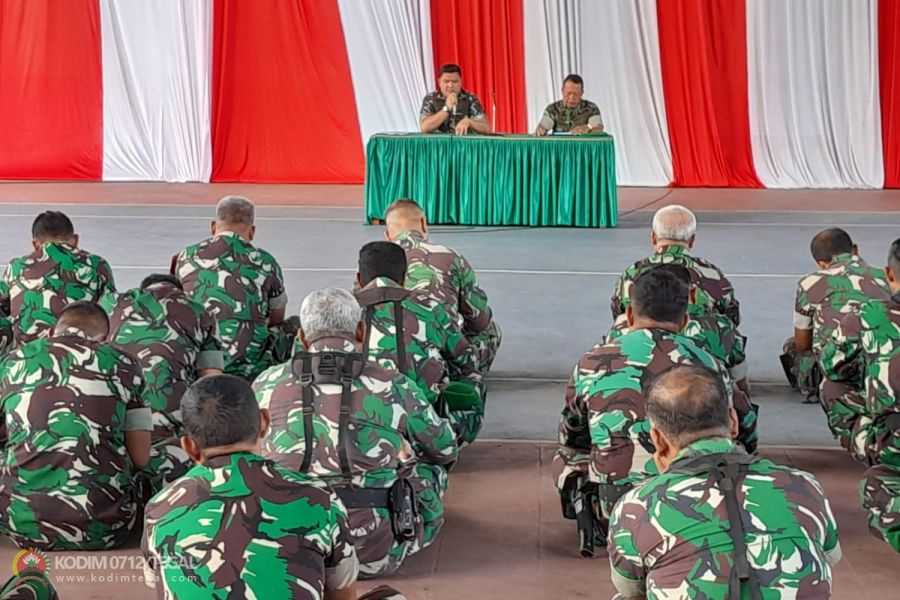 Pengarahan Komandan Merupakan Salah Satu Pembinaan dan Pemberian informasi Program Kedepan