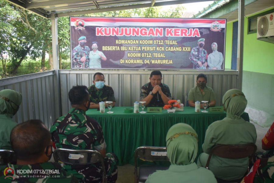 Dandim Tegal Kunjungi Koramil Jajaran Kodim Tegal