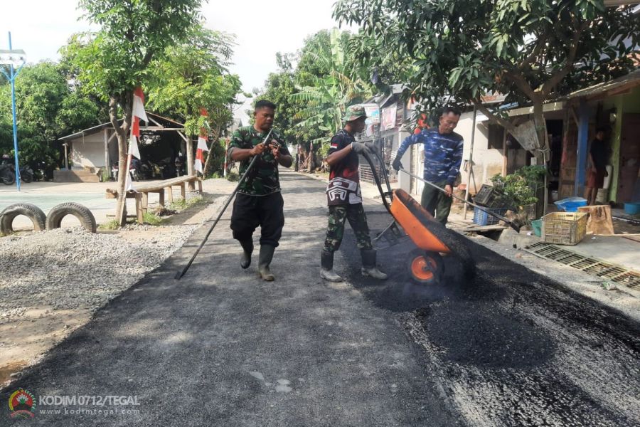 Sejumlah Sasaran Infrastruktur di TMMD Kedung Kelor Sudah Nampak Hasilnya