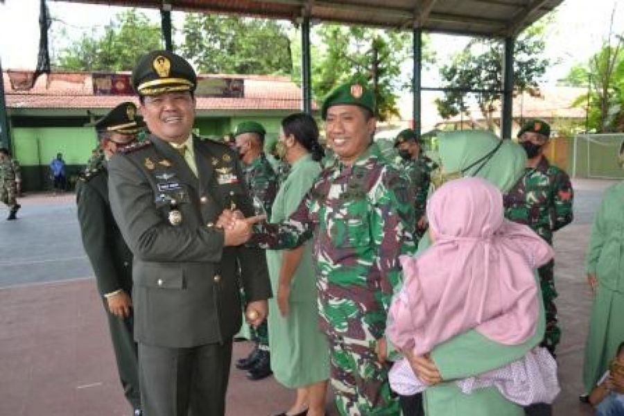 Kiat Sukses Dandim 0712/Tegal Lantik 21 Prajurit Kodim Tegal Naik Pangkat