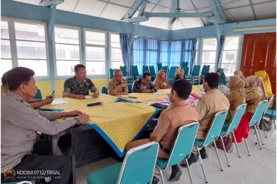 Babinsa Koramil Bumijawa Kodim 0712/Tegal Hadiri Rembug Stunting Tingkat Kecamatan