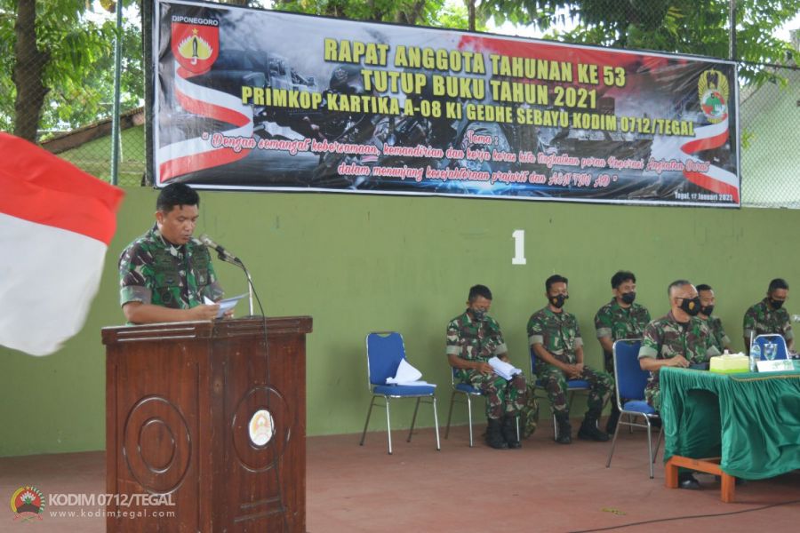 Primkop Kartika A-08 Ki Gedhe Sebayu gelar Rapat Anggota Tahunan Tutup Buku Tahun 2021