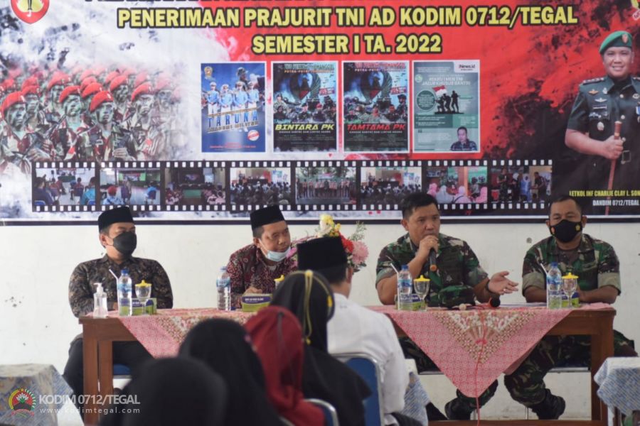 Jalur Santri Wilayah Kodim Tegal Dapat prioritas Jadi Prajurit TNI AD