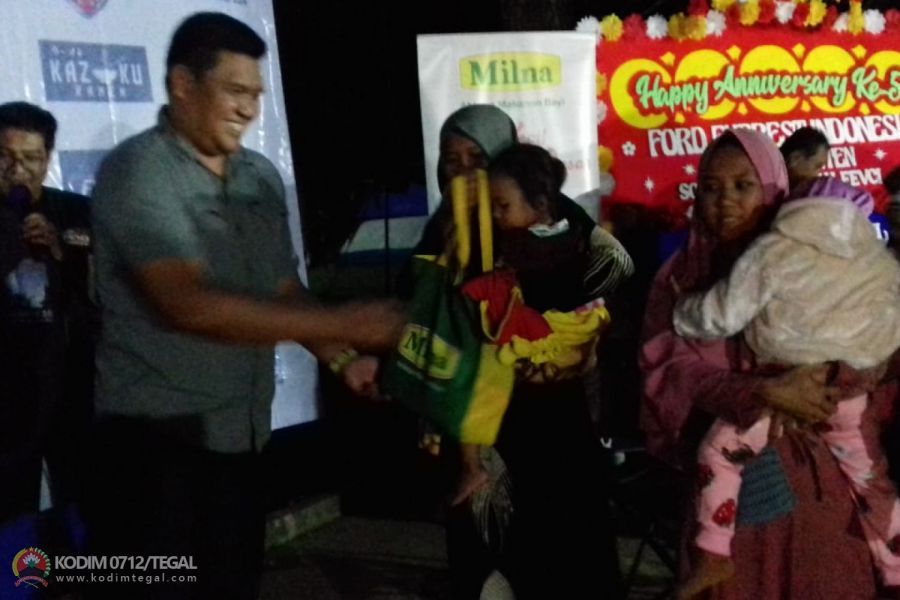 Anniversary FEVCI Ke 5, Kehadiran Dandim 0712 Tegal Jadi Momen Spesial Warga Bojong