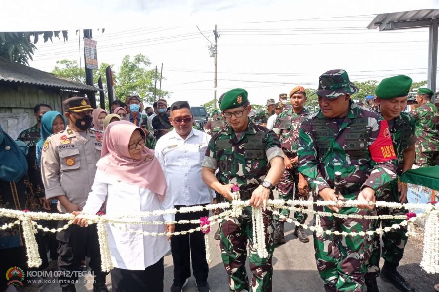 Sebulan Telah Berlalu, TMMD Reguler 114 Desa Kedungkelor  Kodim Tegal Resmi Ditutup