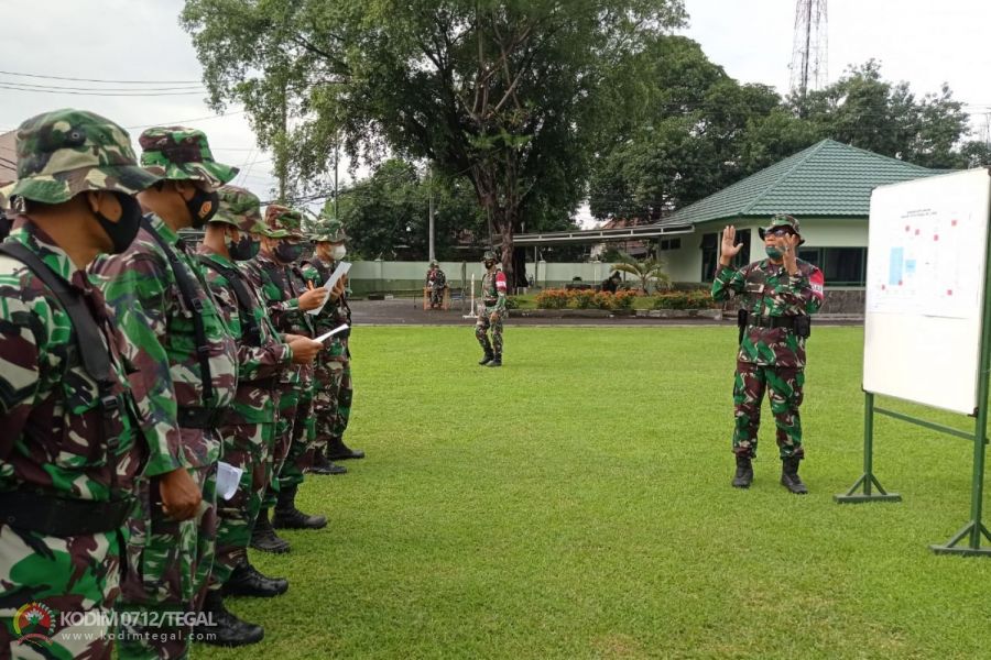 Tingkatkan Kemampuan Personel, Kodim 0712/Tegal Gelar UTP Umum