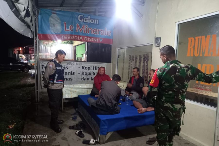 Babinsa Kodim 0712 Tegal Melaksanakan Patroli Wilayah
