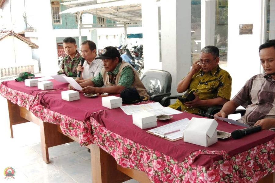 Babinsa Koramil Margasari Hadiri Rapat Musdes Dalam Rangka Perubahan APBDDes Tahun 2023
